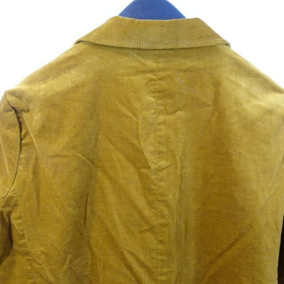 J. Mclaughlin Velvet Velour 2 Button Front Blazer Jacket Brown Size M Career - Picture 8 of 8